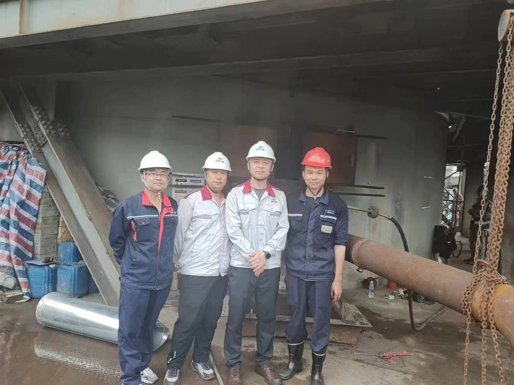 2024年7月3日 盛隆冶金干熄炉点火成功进入煤气烘炉阶段