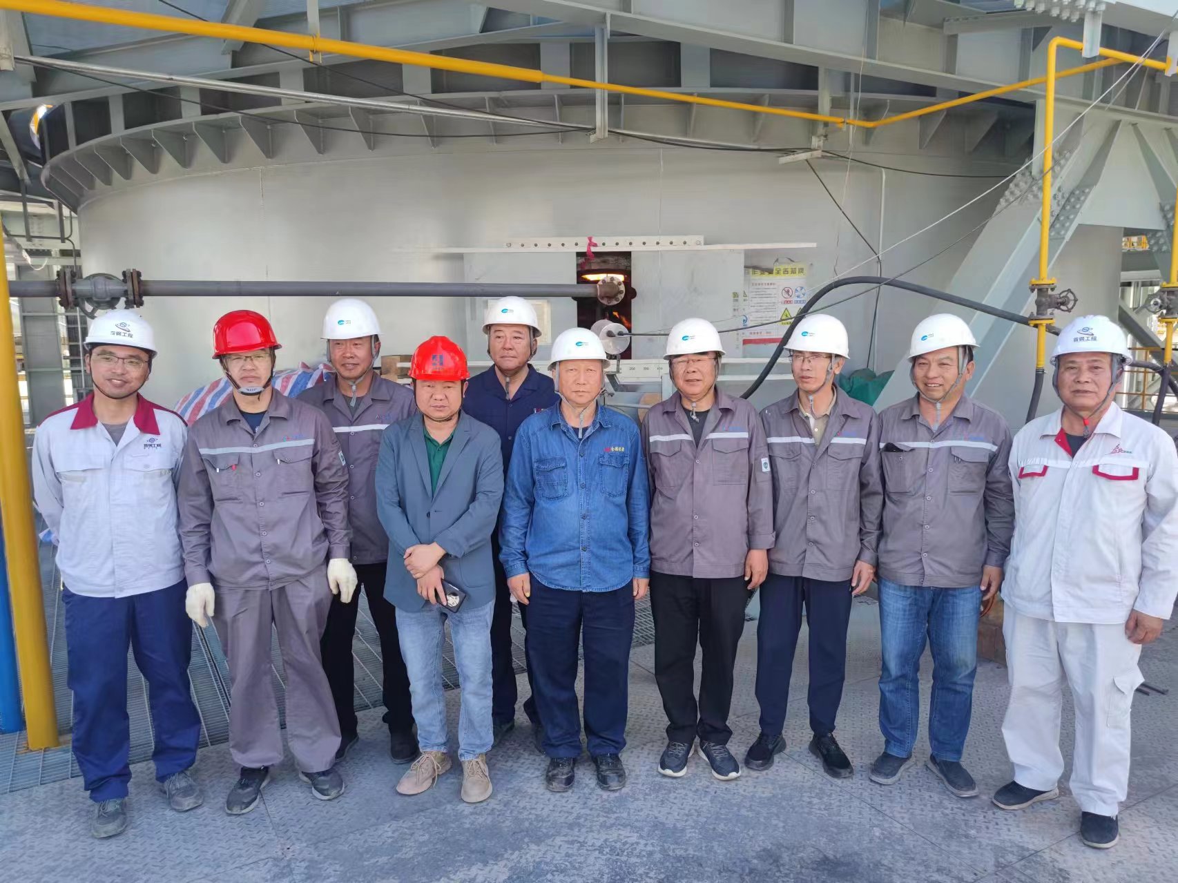 2024年6月12日 山西宏源200th干熄焦点火成功顺利转天然气烘炉